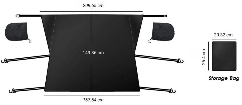 windscreen frost cover